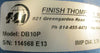 Finish Thompson DP10P Pump Wet End Only FTI DP10 3.75" Impeller Dia 80psi Max