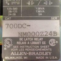 Allen Bradley 700DCNM000Z24 Ser B Control Relay 700NA00 Ser B