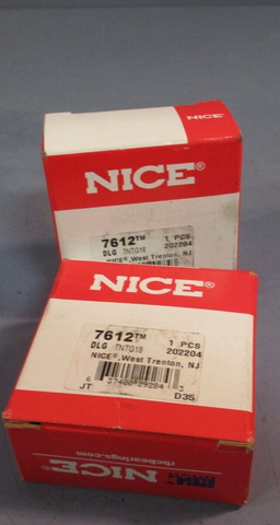 Lot of (2) NICE 7612 Deep Groove Bearing DLGTNTG18