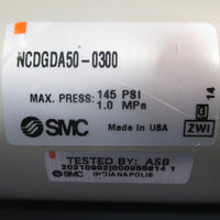 SMC DoubleActing Round Body Pneumatic Cylinder 145 psi, 1.0 MPa NCDGDA500300