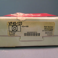 Browning Ball Bearing Flange Unit 4Bolt 15/16 IN DIA SHAFT, 35/8 IN VF4S123