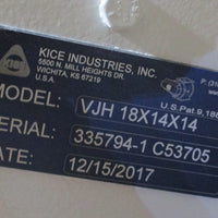 Kice Industries VJH 18 x 14 x 14 Rotary Airlock Valve 18X14X14