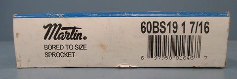 Martin Bored to size Sprocket: 60BS19 **NIB**
