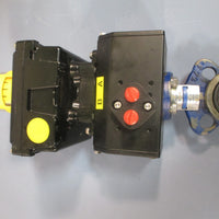 TYCO KEYSTONE DOUBLE ACTING RACK & PINION ACTUATOR/BUTTERFLY VALVE F79U-003