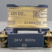 (Lot of 13) Schneider Electric Telemecanique LX1D2B6 Coil 24V 60Hz 023486