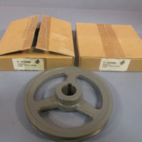 Lot of (2) Source 1 Sheave Pulley Fixed 1 GRV 1" Bore AK64 S1-02815208000