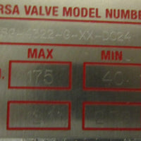 Versa Valve VSG-4322-G-XX-D024 4-Way Brass Solenoid Valve 24 VDC