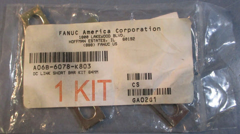 Fanuc A06B-6078-K803 DC Link Short Bar Kit 64mm Bus Bar (2 Pieces)