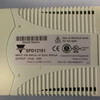 Carlo Gavazzi SPD12181 Switching Power Supply 100-240VAC Input 12VDC Output