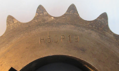 Browning H50P19 17/8" Bore to Size Sprocket for #50 Chain w/ 19 Teeth NOS
