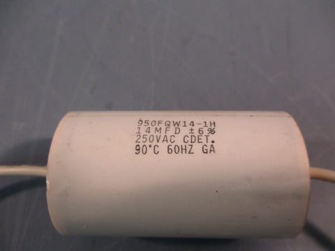 DANAHER MOTION 950FQW14-1H FIXED CAPACITOR 250VAC 60HZ