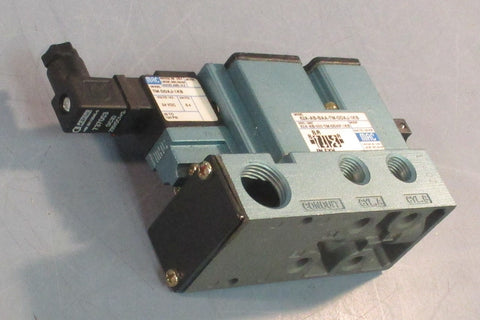 Mac Valves Inc 82A-AB-BAA-TM-DDAJ-1KB Solenoid Valve 150 PSI 24VDC 5.4W