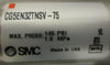 SMC CG5EN32TNSV-75 Pneumatic Cylinder 75mm Stroke 32mm Bore 145psi Max SS