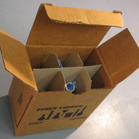Corning Pyrex 564225 Volumetric Flask 25ML With Taper Stopper Box of 6