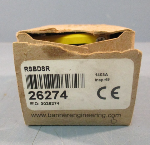 Banner Engineering RSBDSR Photoelectric Sensor MaxiBeam 26274