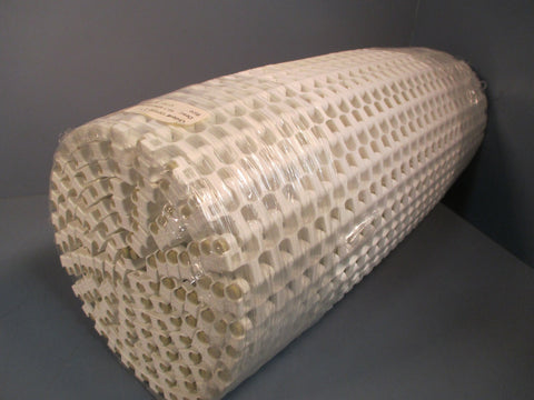 HABASIT 10" x 17.71" PLASTIC MODULAR BELT GRIP TOP POLYPROPYLENE WHITE M2540