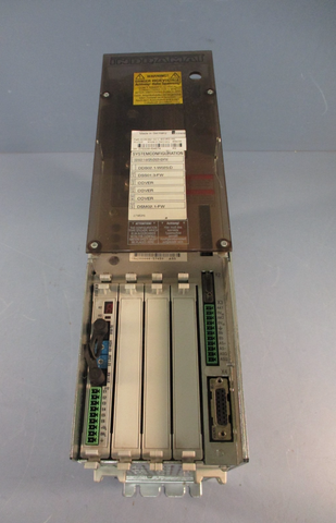 INDRAMAT DDS02.1-W025-DS01-02-FW Servo Controller w/DDS02.1-W025-D DSS01.3-FW