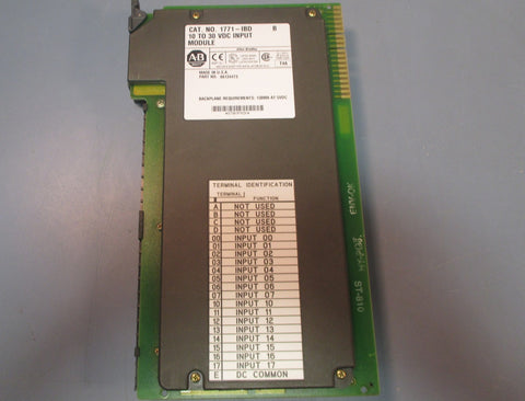 Allen Bradley 1771IBD B 10 to 30 VDC Input Module