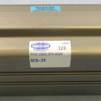 FabcoAir GCS23 Air Cylinder 11/2" Bore 31/4" Stroke Single Rod Fabco Air