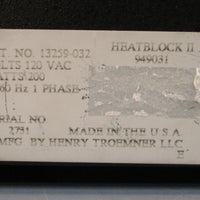 VWR Scientific 13259-032 Standard Heatblock II Block Heater 4x6" Well Used
