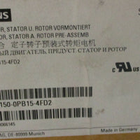 Siemens 1FW6150-0PB15-4FD2 Synchronous Torque Motor Stator Simotics 3 Ph NIB
