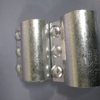 Lot of 2 Morris Coupling 3Bolt 76.2mm OD 3.5" Diameter x 6" Length 33COD