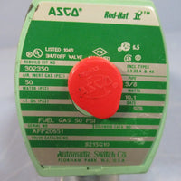 Asco 2Way Solenoid Valve PilotOperated 10.1W 12VDC 050 PSI 3/8" NPT 8215G10