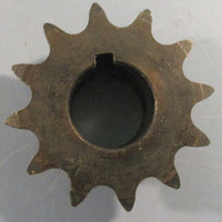 Martin 40BS12HT 7/8 Sprocket 12 Teeth 7/8" Bore Keyed 23/16" Length Lot of 3