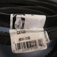 Gates 90142180 TriPower Cogged Belt 180 OC LG, Top Width 17/32 THK CX180