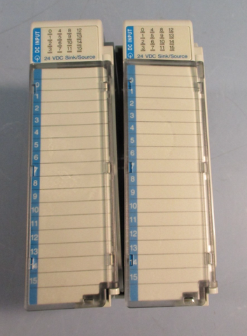 Lot of (2) Allen-Bradley 1769-IQ16 Compact I/O 16 Point Input Module Series A