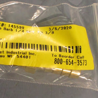 Rocket Industrial Inc. 145599 Hose Barb Fitting 1/4" NPT to 3/3" Lot of 18