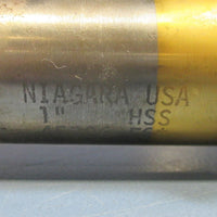 Niagara 1" HSS 45326 F6 Double End 4 Flute Pro CNC Resharpened Double End Mill