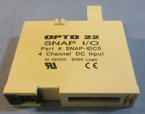 Opto 22 Snap I/O SNAP-IDC5 4 Channel DC Input Module 10-32VDC 5VDC Logic
