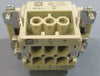 (Lot of 3) Harting HAN 6E-M-s Connector Plug 09 33 006 2601, 16A, 500V, 6kV 3