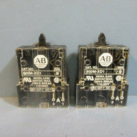 AllenBradley 800MXD1 Ser. B Contact Block LOT OF TWO