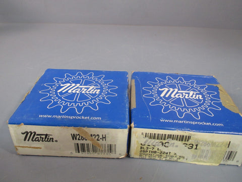 Lot of (2) Martin 28 Teeth Sprocket W288M22-H