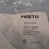 FESTO Manifold Valve QSLV3-1/2-12 153230