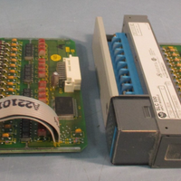 LOT OF (2) ALLEN BRADLEY 1746-IB16 SER C SLC 500 DC INPUT MODULE