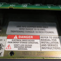 Allen Bradley Variable Frequency Drive Ser. A Cat# 1336FBRF150ANEN