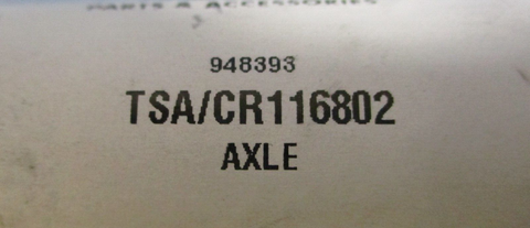 Crown Equipment 116802 Forklift Axle CR116802