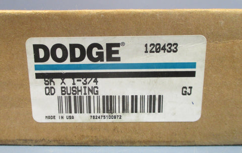 Dodge 120433 SK x 1-3/4 QD Bushing NOS