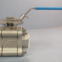 AT Controls Series 88 Ball Valve Class 600 1" NPT 20F at 1480PSI 316 SS