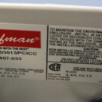 Hoffman 403013PCICC Single Side Exit Sign 15.5"/11.5"/5.5"
