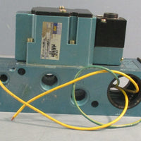 Mac Valves Inc 6211C411PM111DA Solenoid Valve 50/60Hz 110/120VAC 4Way