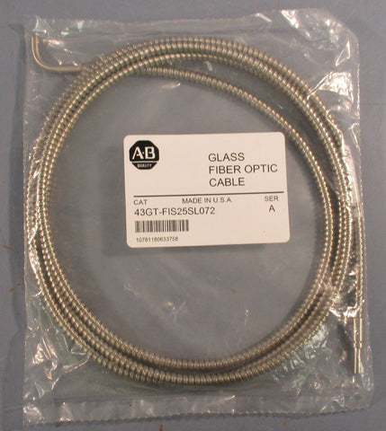 Allen Bradley 43GT-FIS25SL072 Glass Fiber Optic Cable Ser A 72" Length