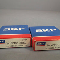 SKF deep groove ball bearing (Lot of 2) W60022RS1