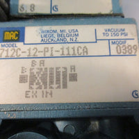 Mac Valves 712C-12-PI-111CA Solenoid Valve W/ PIB-111CAAA Module