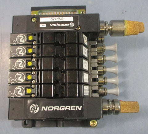 Norgren SPGB/35012 Solenoid Valve Manifold M9L 7Slot Manifold