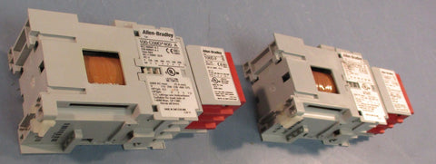 Allen Bradley 100S-C09DJ404C Safety Contactor Ser A 600VAC 25A Lot of 2