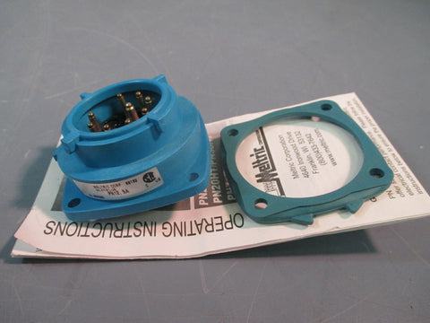 MELTRIC 01M8090 INLET/PLUG CONNECTOR PN12C 5A